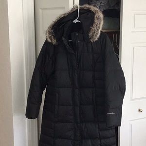 Eddie Bauer puffer long parka